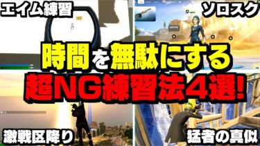 【超辛口解説】効率よく上手くなりたい人は絶対見てください【フォートナイト/Fortnite】