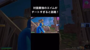 対面最強のエイムがチートだと話題になった試合がやばすぎたWWWW #fortnite #fortniteclips #フォートナイト #らぎす