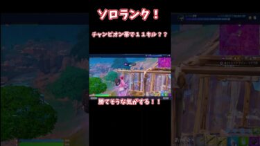 【ゆっくり実況】小学生プレイヤー！チャンピオン帯で１１キル？？ #fortnite #ゆっくり実況　#c5s4 #フォートナイト #shots