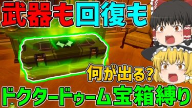 【フォートナイト】武器も回復もドクタードゥーム宝箱から手に入れたアイテムしか使えない縛り！に挑戦したら今の環境ではキツすぎた！？はたしてビクロイできるのか！？【ゆっくり実況】