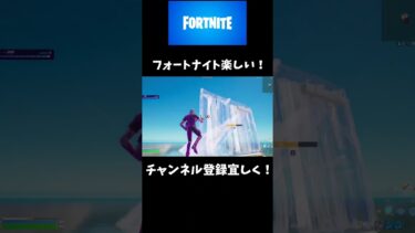 フォートナイトが楽しすぎてヤバイw【フォートナイト】#shorts