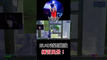 最高峰のプレイ技術を持った対面最強vicoの練習風景がヤバすぎた！