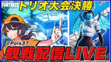 【トリオ決勝観戦】キャティまでもついに登場!!C2最後の新環境どうなる!?世界王者がいるらしい【フォートナイト】