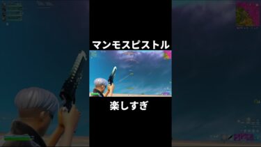 マンモスピストル楽しすぎてやばいw #shorts 【フォートナイト/Fortnite】 【初ショート動画】