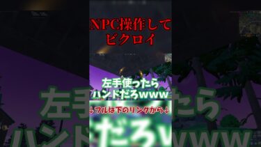 NPC操ってビクロイwwwwwwindows #ゆっくり実況 #フォートナイト