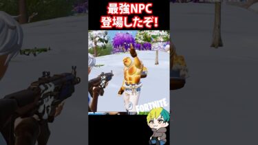 無敵の新NPCドーベルパンがやばい！【#チャプター6】　#フォートナイト #FORTNITE  #shorts #フォトナ