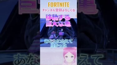 【fortnite 移動する巨大な亀！】#フォートナイト #縦型配信 #フォトナ #頼れる仲間 #shorts #ゲーム #ゲーム実況  #参加型 #女性実況 #配信切り抜き #ゼロビルド