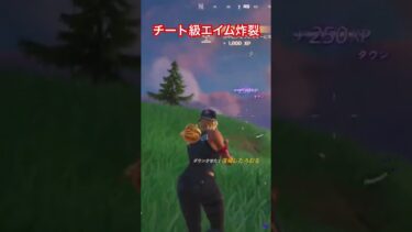 チート級エイム‼️ヤバすぎる❗️#フィートナイト #fortnite #フォートナイトランク #チート級エイム